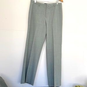 Gap Wool Blend Light Gray Trousers, Size 8